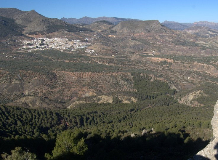 Cabra del Santo Cristo desde la cuerda de la Umbría