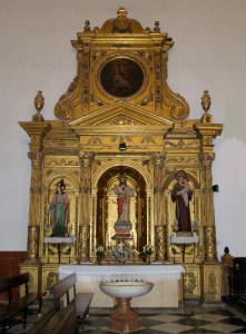 Retablo de la antigua iglesia de Santa Ana