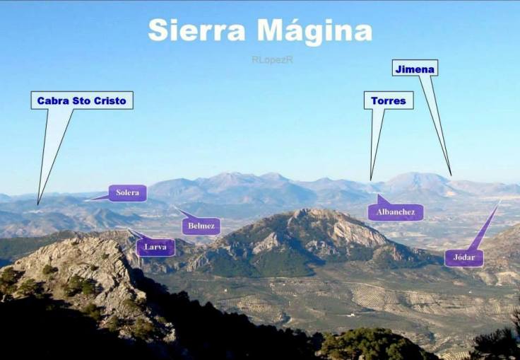 Mirada a la inversa... una vista de Sierra Mágina desde la Sierra de Cazorla
