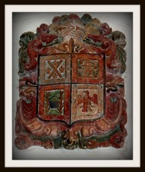 Escudo de la capilla de Palomino de Ledesma. Fuente: propia.