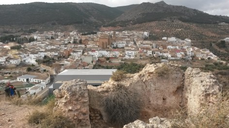 Panorámica de Cabra desde las ruinas del castillo. Fuente: propia.