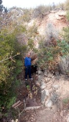 Boca de la mina de agua de la Viñuela